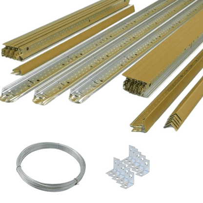 10m2 Gold Suspended Ceiling Grid Suspension System 600mm x 600mm