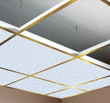 10m2 Gold Suspended Ceiling Grid Suspension System 600mm x 600mm