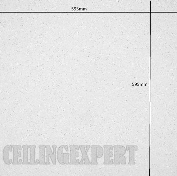 Armstrong Zentia Ceiling Tiles Dune eVo Microlook 600 x 600mm Reveal Edge 15mm Grid Ceiling Tiles