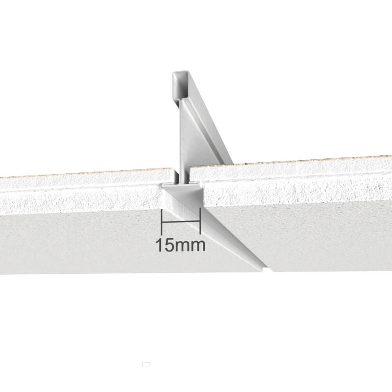 Suspended Sandtone Surf Tegular Ceiling Tiles Micro-Look 595mm x 595mm Similar to Zentia Aruba