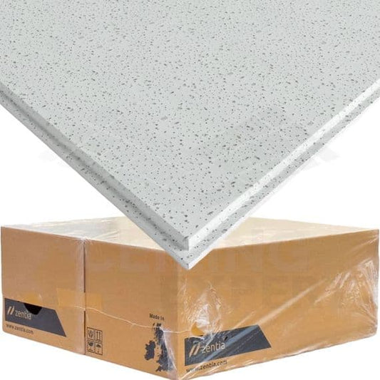 Armstrong Zentia Fine Fissured Tegular (BP9122M) 600 x 600mm Reveal Edge (24mm Grid) Ceiling Tiles