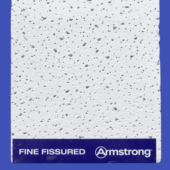 Armstrong Zentia Fine Fissured Tegular (BP9122M) 600 x 600mm Reveal Edge (24mm Grid) Ceiling Tiles