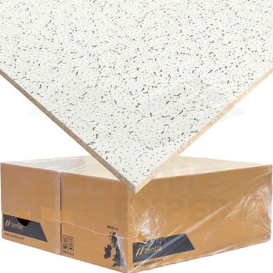 Armstrong Zentia Cortega 595mm x 595mm x 15mm Flat Ceiling Tiles with Square Edge 600 x 600 Grid