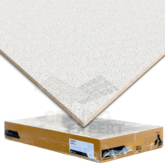 Armstrong Zentia Dune eVo Board (BP5461M) 1200 x 600mm Square Edge Ceiling Tiles