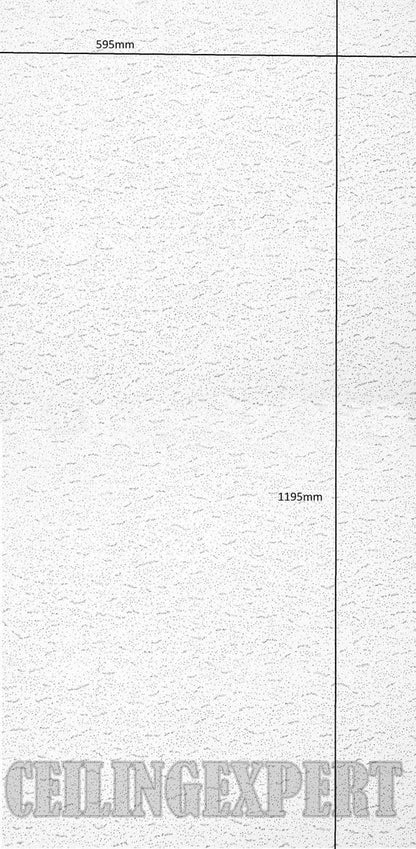 Armstrong Zentia Tatra Flat Ceiling Tiles Board - 595mm x 595mm Square Edge For 1200mm x 600mm Grid