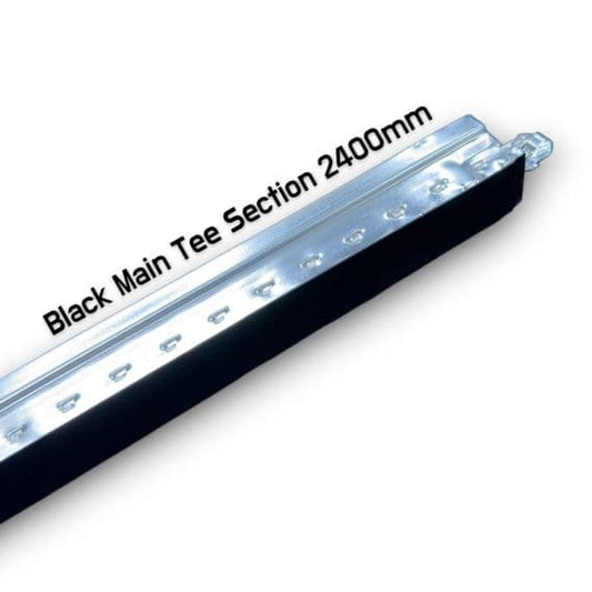 Black Main Tee Section Support For Suspended Ceiling Grid System Spares Compoents Bar Support