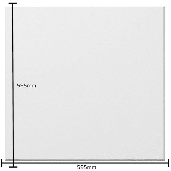 Ceiling Expert Suspended EasyClean Wipeable Ceiling Tiles 595mm x 595m ...