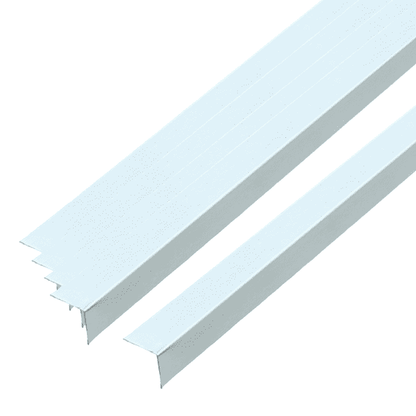 Pack of 5 White Suspended Ceiling Wall Angle Trim Perimeter Edge 2400mm x 20mm