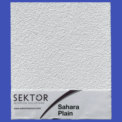 Sektor Sahara Plain 600 x 600mm Microlook Ceiling Tiles