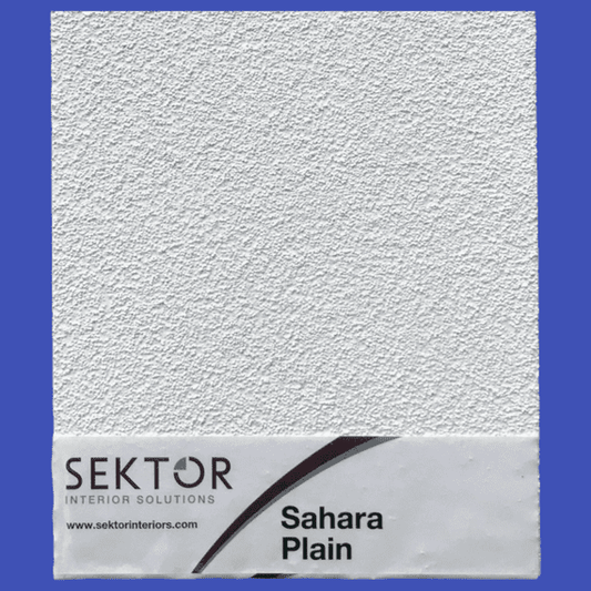 Sektor Sahara Plain 600x600mm Square Edge Ceiling Tiles