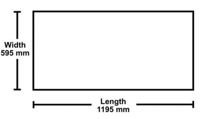 Suspended Rockfon 1195mm x 595m A24 Artic Square Ceiling Tiles For 1200mm x 600mm Grid