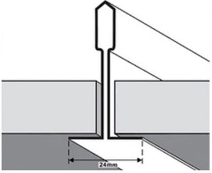 Suspended Rockfon 1195mm x 595m A24 Artic Square Ceiling Tiles For 1200mm x 600mm Grid