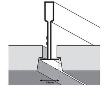 Suspended Rockfon 595mm x 595mm x 15mm Artic Microlook Ceiling Tiles