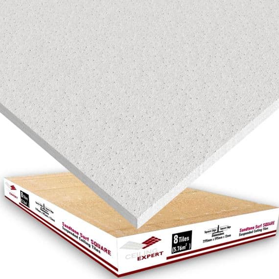 Suspended Ceiling FINE ND FISSURED Board Acoustic Panel Tiles 1195mm X 595mm Fit In 1200mm X 600mm - Foto 12