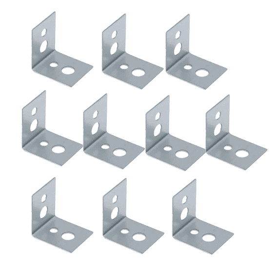 Two Hole Angle Bracket For Ceiling Grid (Pack of 10Pcs).